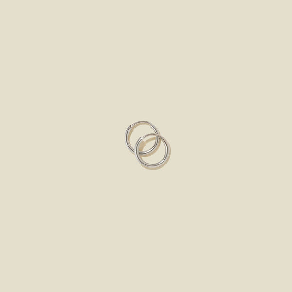 Mini Live in Hoop Earrings: Gold Filled