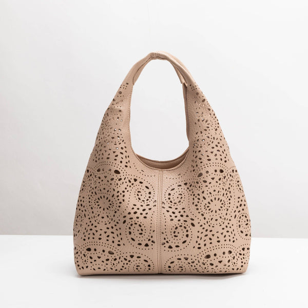 Farrow Nude Small Vegan Leather Tote Bag Pre-Order 2/28 - Lulu Bella Boutique