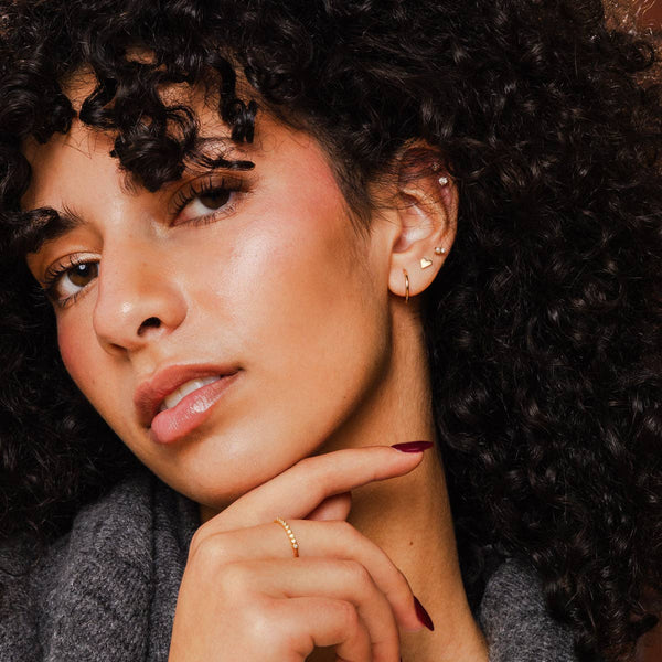 Live In Hoop Earrings: Gold Filled / 16mm