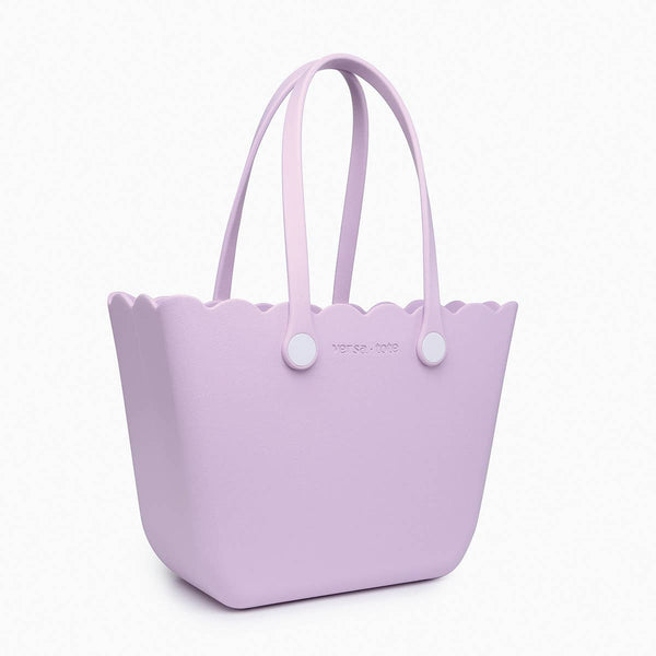 V2335 Rose Scalloped Versa Tote w/ Interchangeable Straps: Avocado