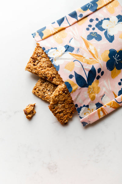 Reusable Beeswax Food Wraps: Amber Blueberry Set of 3: Wholesale - Lulu Bella Boutique