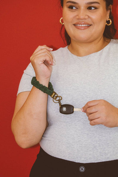 Forest Green Keychain