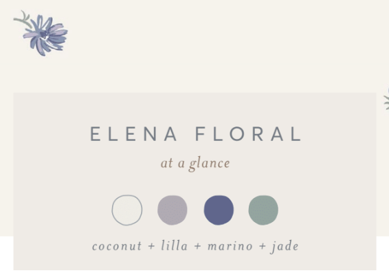 Baby & Kids Muslin Bow Clip - Elena Floral / Lilla - Lulu Bella Boutique