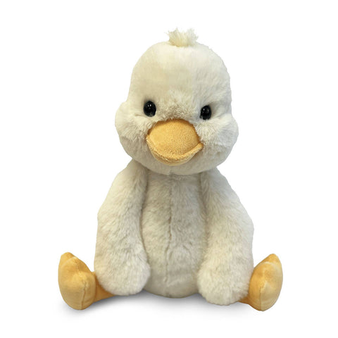 World's Softest 16" Large Lushees Off White Duck Plushie - Lulu Bella Boutique