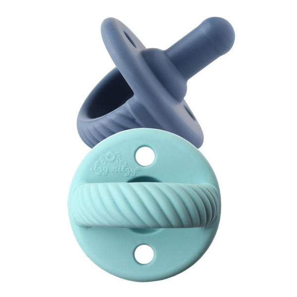 Sweetie Soother™ Pacifier Sets (2-pack): 6-18M Toast + Buttercream