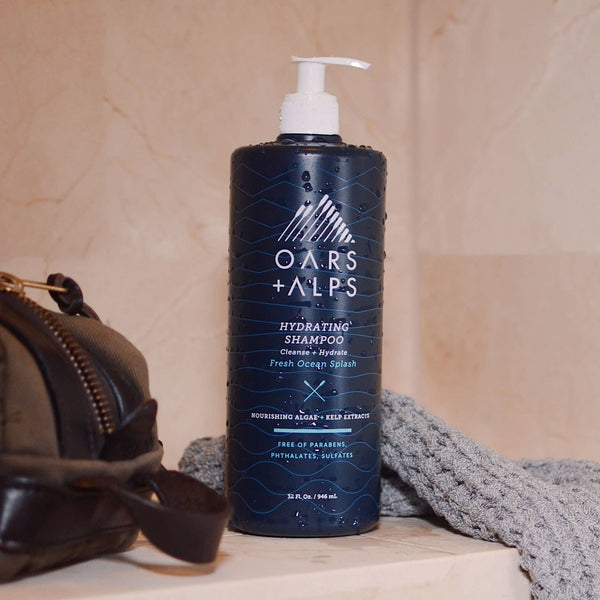 Hydrating Men's Shampoo: Sulfate Free, Kelp & Algae, 32oz - Lulu Bella Boutique
