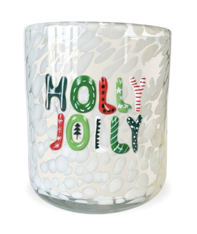 HOLLY JOLLY  Holiday Confetti Icon 12oz Candle - Lulu Bella Boutique