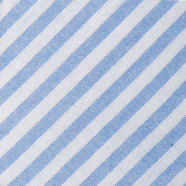 Robin Egg Stripe - Men's Tie: Mens Modern - 2.5" wide x 58" long