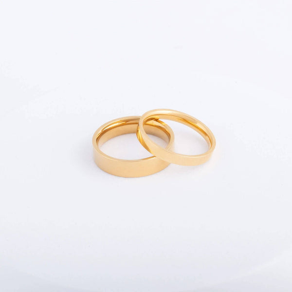 14K Gold Filled Plus™ Flat Blank Ring: 7 / 5mm