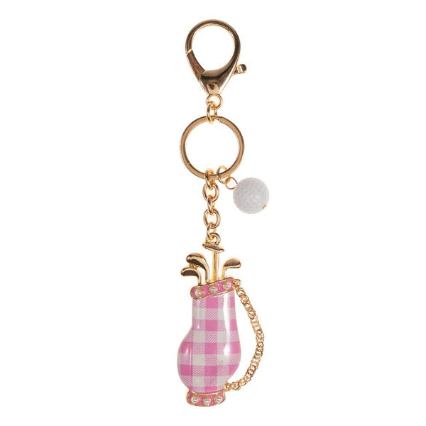 Golf Bag Charm Drop Keychain Bag Charm: Multi - Lulu Bella Boutique