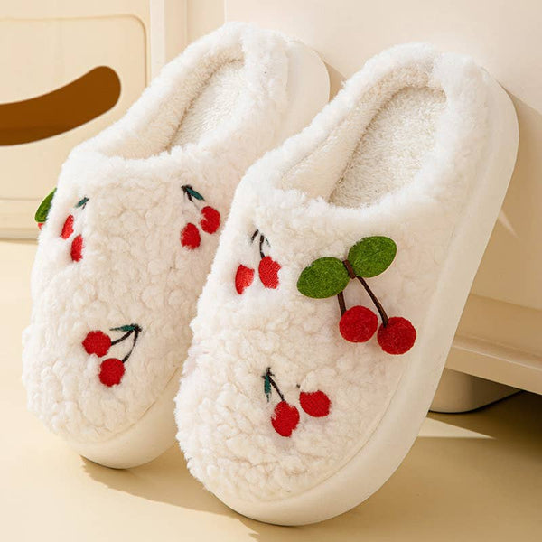 Cherry Slipper's: White / 36/37