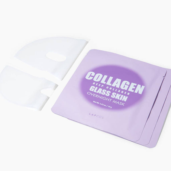 Deep Collagen Glass Skin Overnight Mask 4-Pack Box - Lulu Bella Boutique