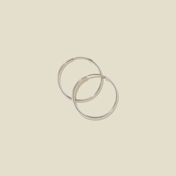 Live In Hoop Earrings: Gold Filled / 16mm