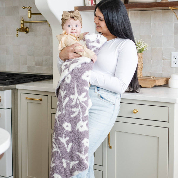 DOUBLE-LAYER BAMBONI® RECEIVING BLANKETS: Elephant Double Layer