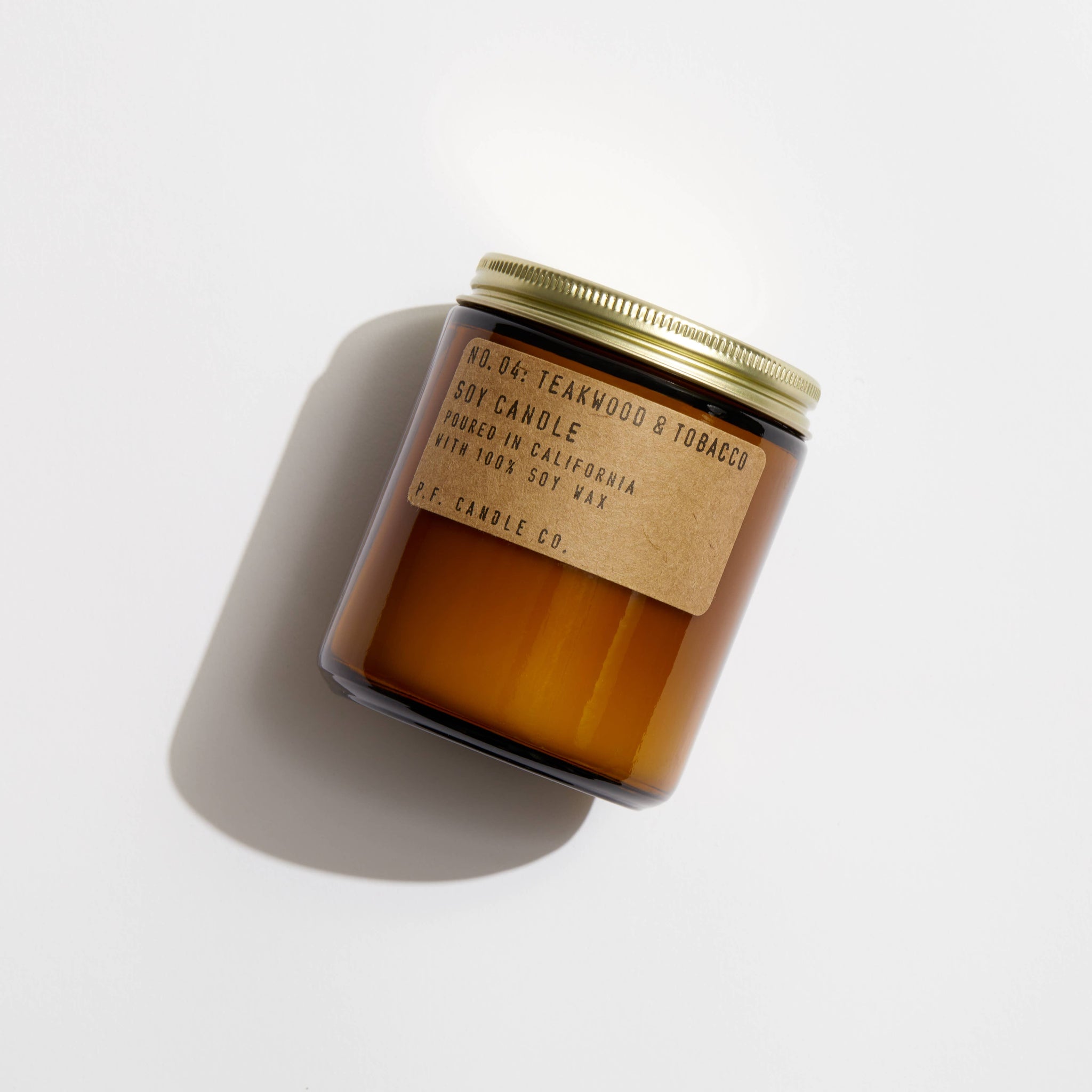 Teakwood & Tobacco - 7.2 oz Standard Soy Candle: 7.2 oz - Lulu Bella Boutique