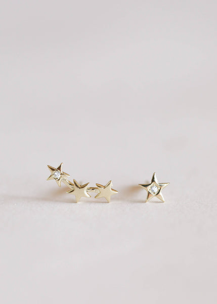 Complements - Star & Constellation - Gold Earrings