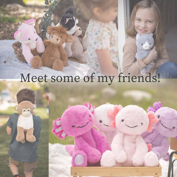 World's Softest Lushees 16" - Elephant Plushie for Kids - Lulu Bella Boutique