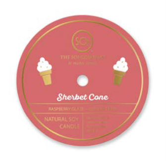 Sherbet Cone Icon 12oz Candle - Lulu Bella Boutique