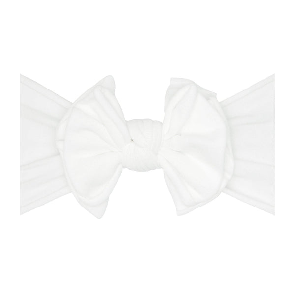 Baby Bling® FAB-BOW-LOUS® soft nylon bow headband: Rose quartz - Lulu Bella Boutique