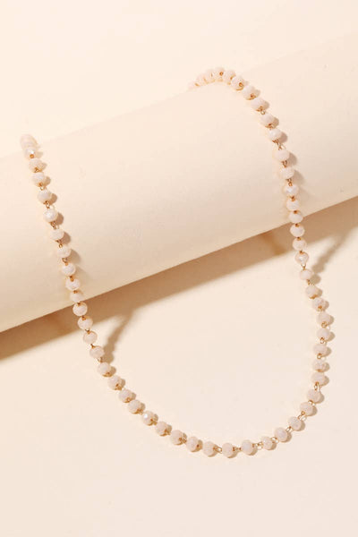 Glass Beaded Necklace: GDHPK - Lulu Bella Boutique