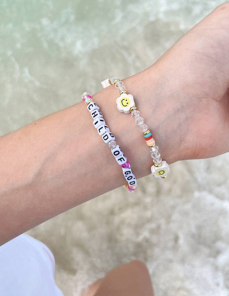 Child of God Letter Bracelet: Small
