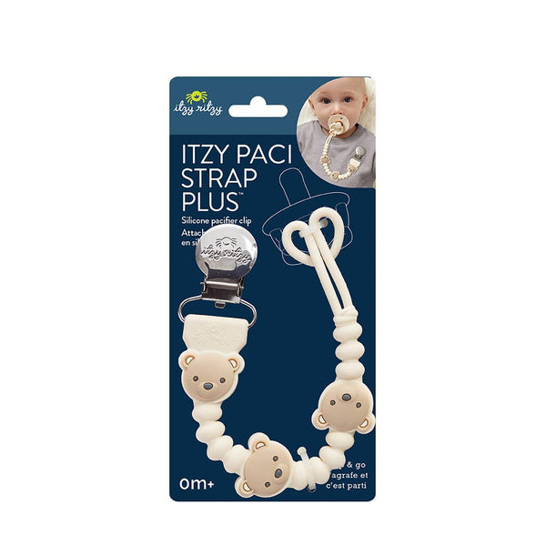 Itzy Paci Strap Plus™: Pink Bows
