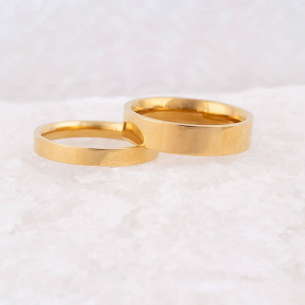 14K Gold Filled Plus™ Flat Blank Ring: 7 / 2mm