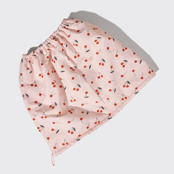 Satin-Lined Flexi Shower Cap - Cherry Print - Lulu Bella Boutique
