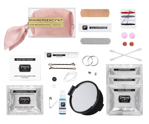 Velvet Minimergency Kit for Bridesmaids: Blush - Lulu Bella Boutique