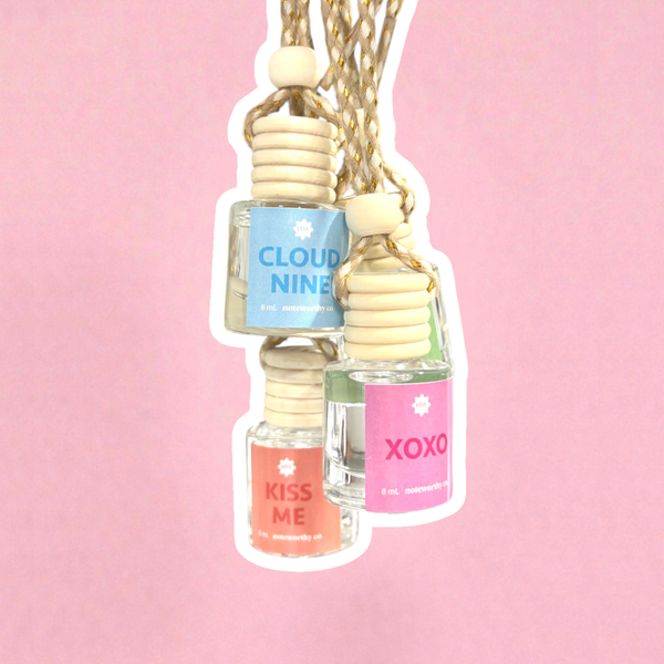 Car Diffusers | 2026 Valentine Day | You-Pick Scents : Kiss Me / Mylar Bags / Love Spell