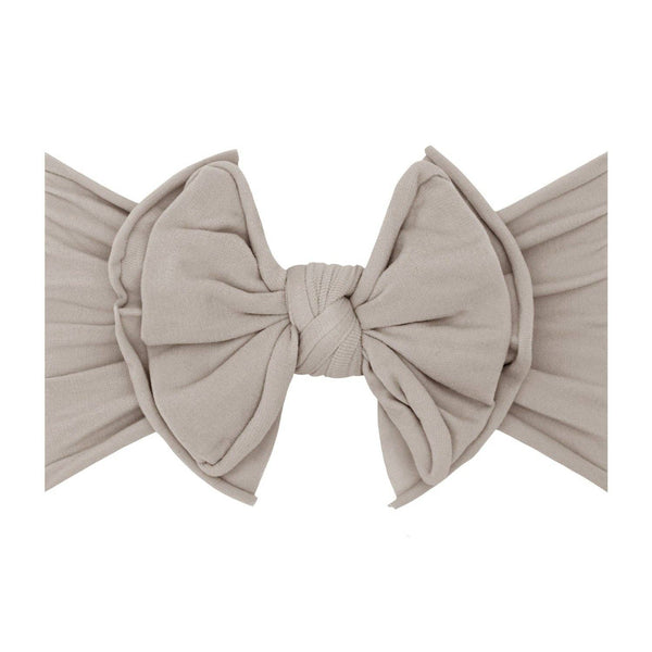 Baby Bling® FAB-BOW-LOUS® soft nylon bow headband: Rose quartz - Lulu Bella Boutique