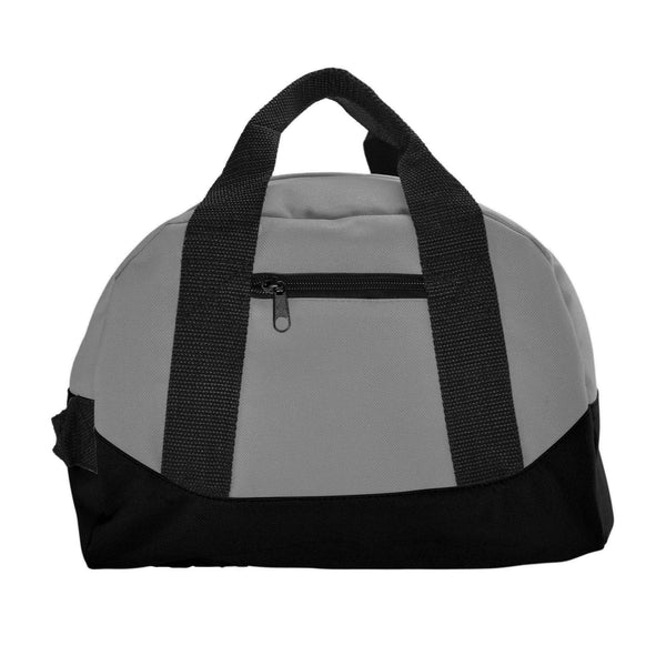 12" Mini Two Tone Duffle Bag: Red - Lulu Bella Boutique