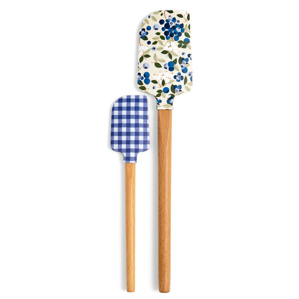 Blueberry Field Silicone Kitchen Spatulas - Set of 2 - Lulu Bella Boutique