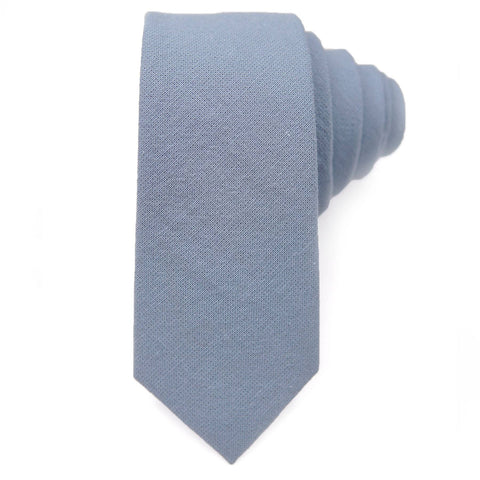 Powder Blue - Men's Tie: Mens Modern - 2.5" wide x 58" long - Lulu Bella Boutique