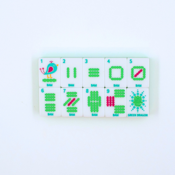 Crystal Confetti Purple | Mahjong with a Sprinkle of Color