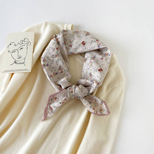 Versatile Retro Printed Square Scarf - Lulu Bella Boutique