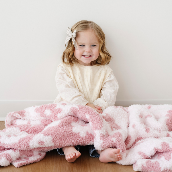 DOUBLE-LAYER BAMBONI® RECEIVING BLANKETS: Petal Double Layer