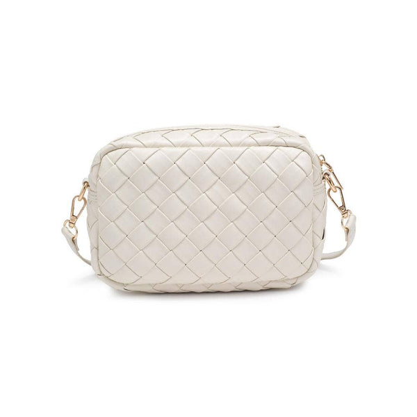 Maddie Woven Crossbody: Black - Lulu Bella Boutique
