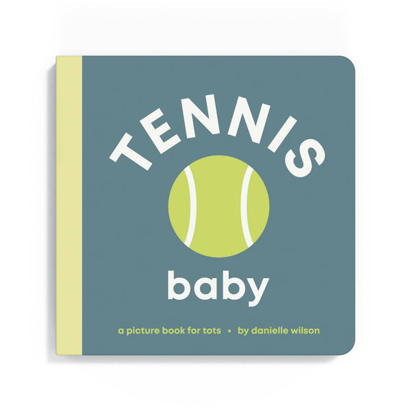 Tennis Baby- Board Book - Lulu Bella Boutique