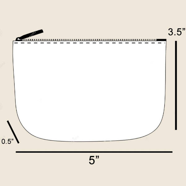 Daisy Flowers Pink Seed Beaded Coin Purse: MULTI