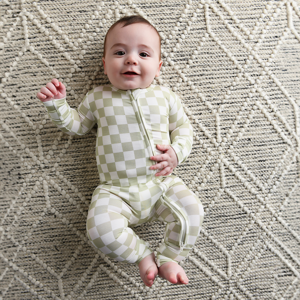 Bamboo Baby Pajama Sleepies Little Baby Zip Graham: 18-24m