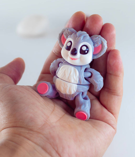 Koala 3D Printed Articulated Fidget Toy: Small - 4" - Lulu Bella Boutique