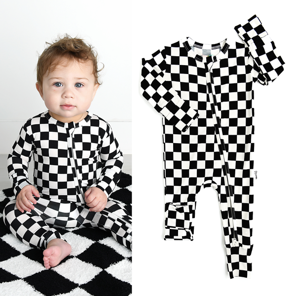 Bamboo Baby Pajama Sleepies Little Baby Zip Axel: 12-18m