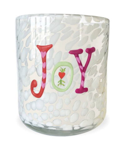 JOY Holiday Confetti Icon 12oz Candle - Lulu Bella Boutique