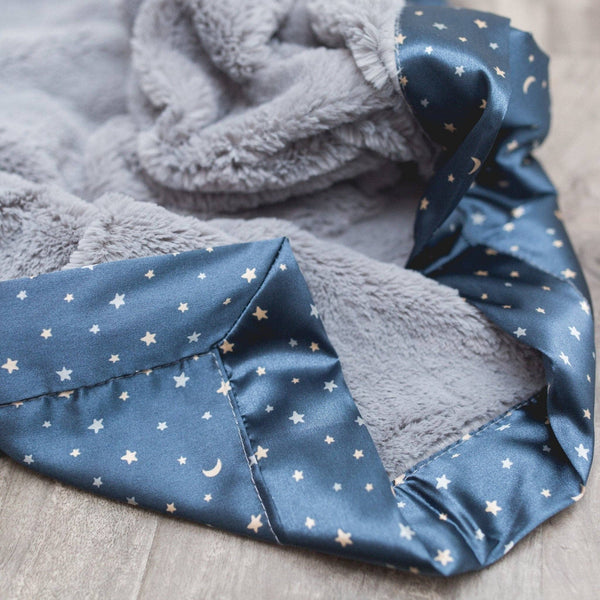 SATIN BACK RECEIVING BLANKETS: Dainty Floral