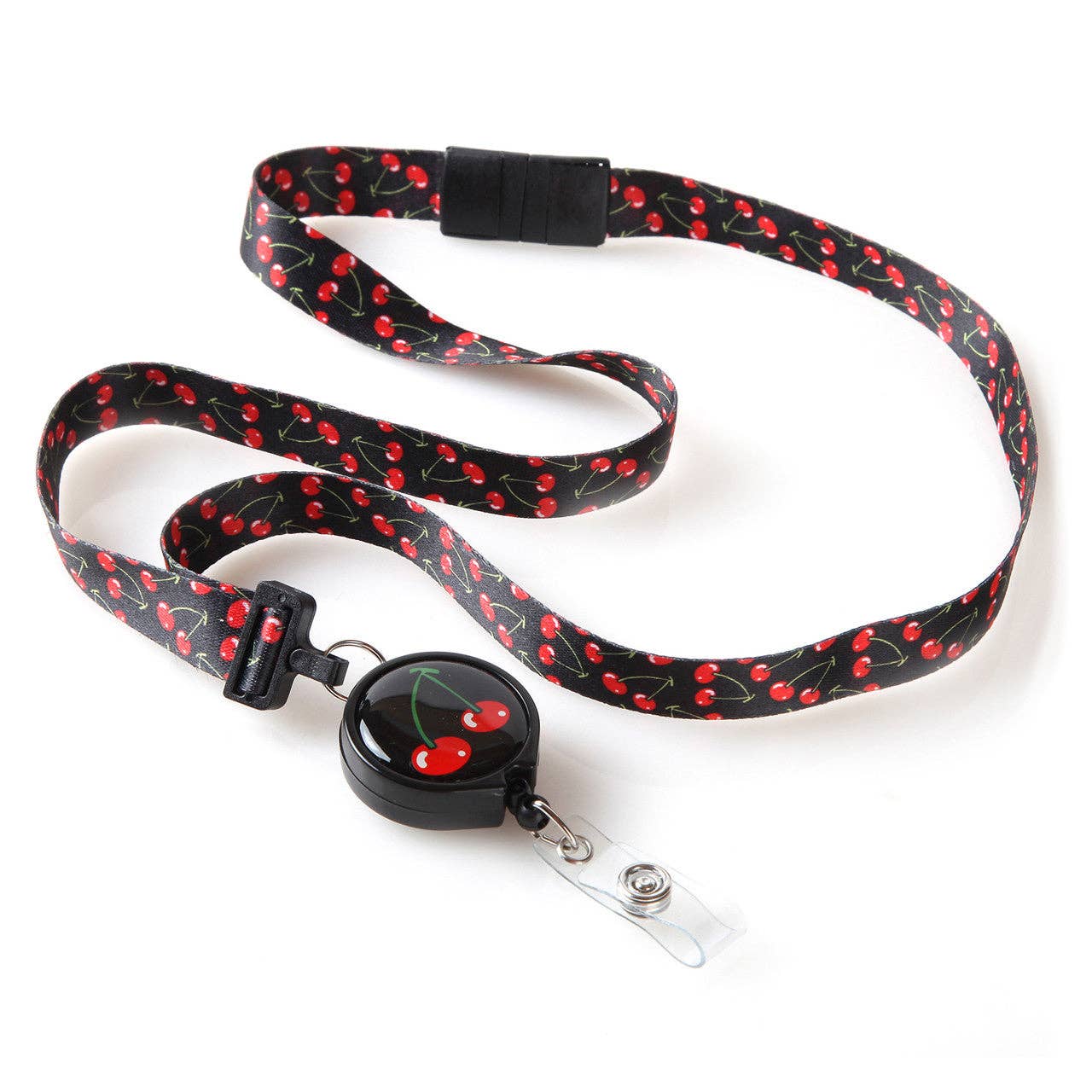 Cherry Ribbon Lanyard - Lulu Bella Boutique