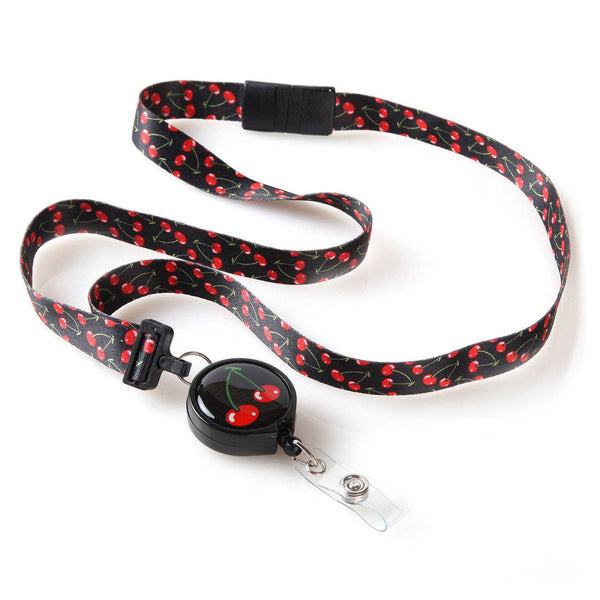 Cherry Ribbon Lanyard - Lulu Bella Boutique