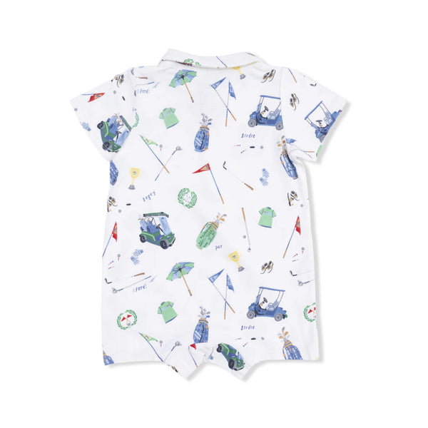 Polo Shortie- Golf Things - Lulu Bella Boutique