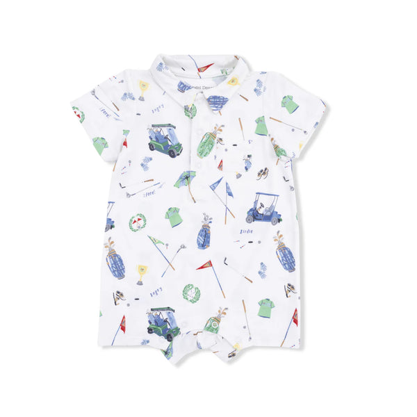 Polo Shortie- Golf Things - Lulu Bella Boutique