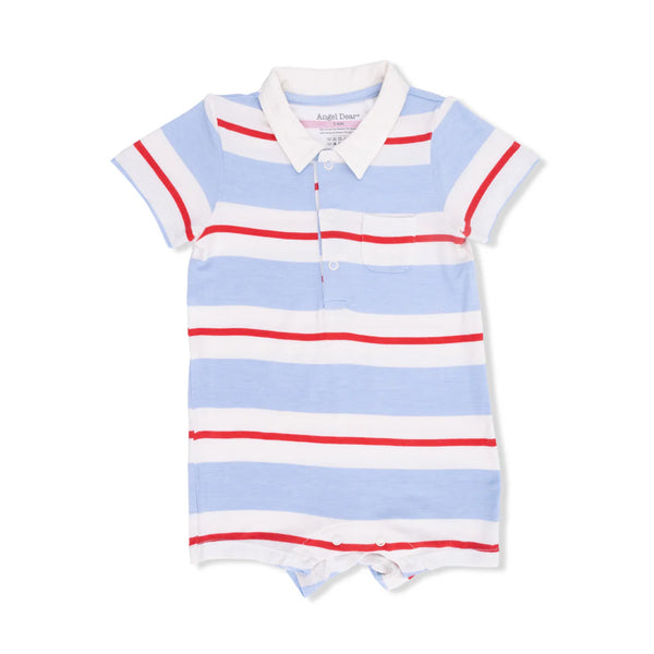 Polo Shortie- Preppy Rugby - Lulu Bella Boutique